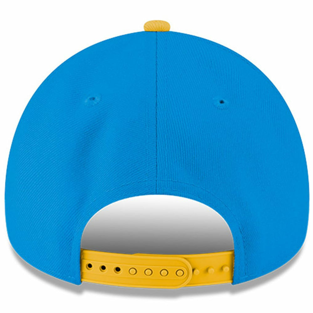 Los Angeles Chargers New Era Charger Power A-Frame 9FORTY Adjustable Hat White/Powder Blue