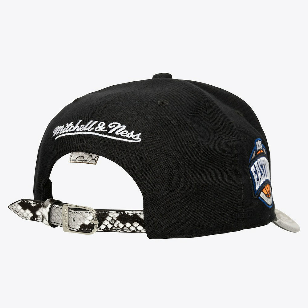 Boston Celtics x Just Don I Love This Team Snakeskin Strapback Hat Black