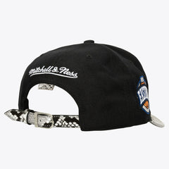 Boston Celtics x Just Don I Love This Team Snakeskin Strapback Hat Black
