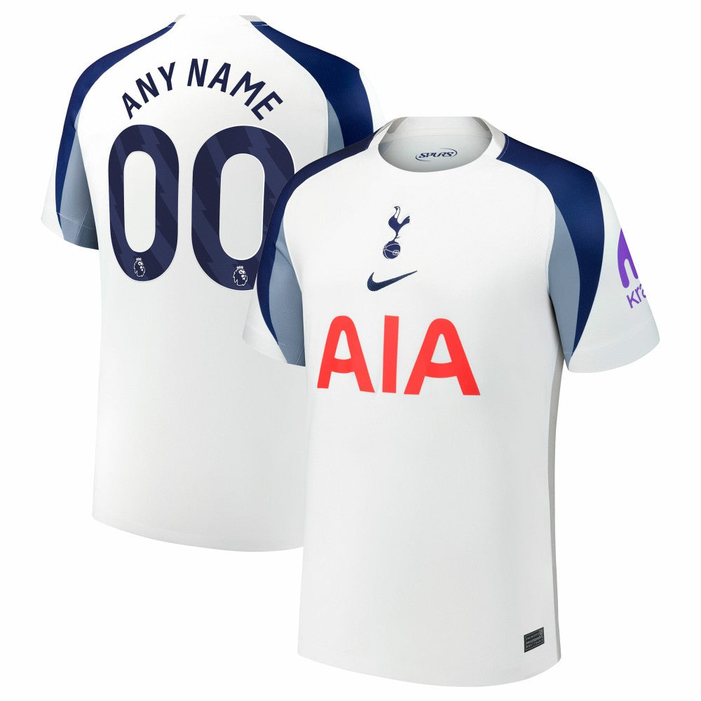 Tottenham Hotspur 2025/26 Home Replica Custom Jersey White