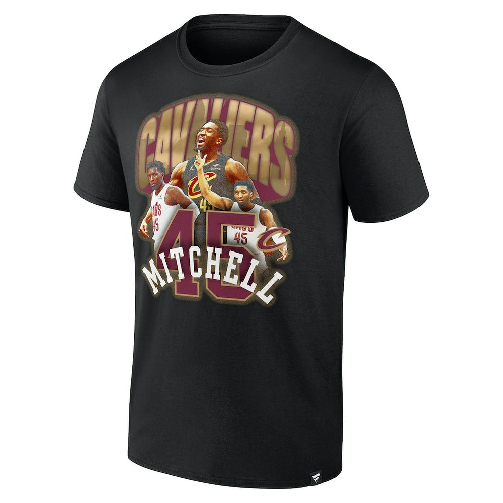 Donovan Mitchell Cleveland Cavaliers Notorious 4.0 T-Shirt Black