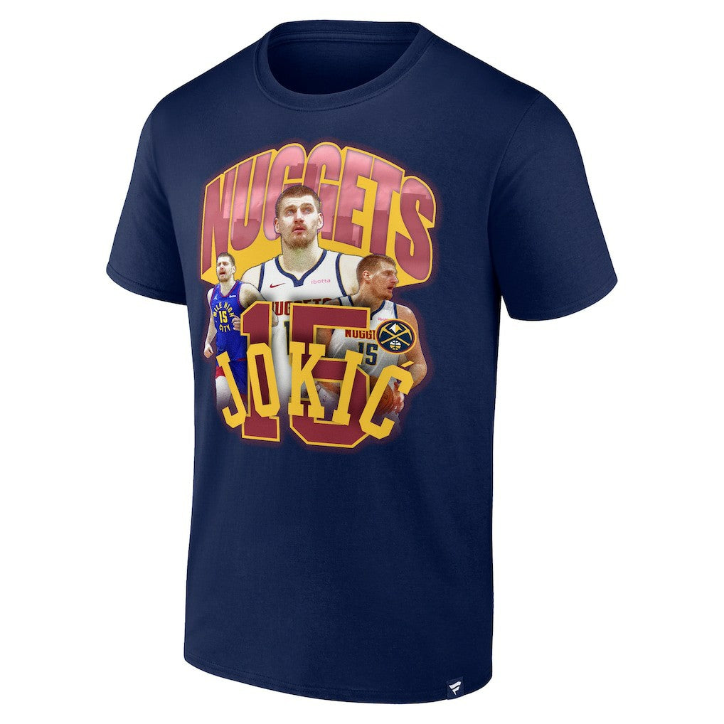 Nikola Jokic Denver Nuggets Notorious 4.0 T-Shirt Navy