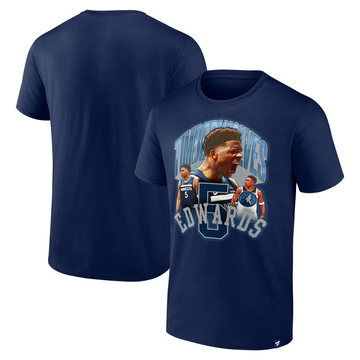 Anthony Edwards Minnesota Timberwolves Notorious 4.0 T-Shirt Navy