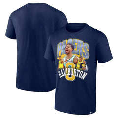 Tyrese Haliburton Indiana Pacers Notorious 4.0 T-Shirt Navy