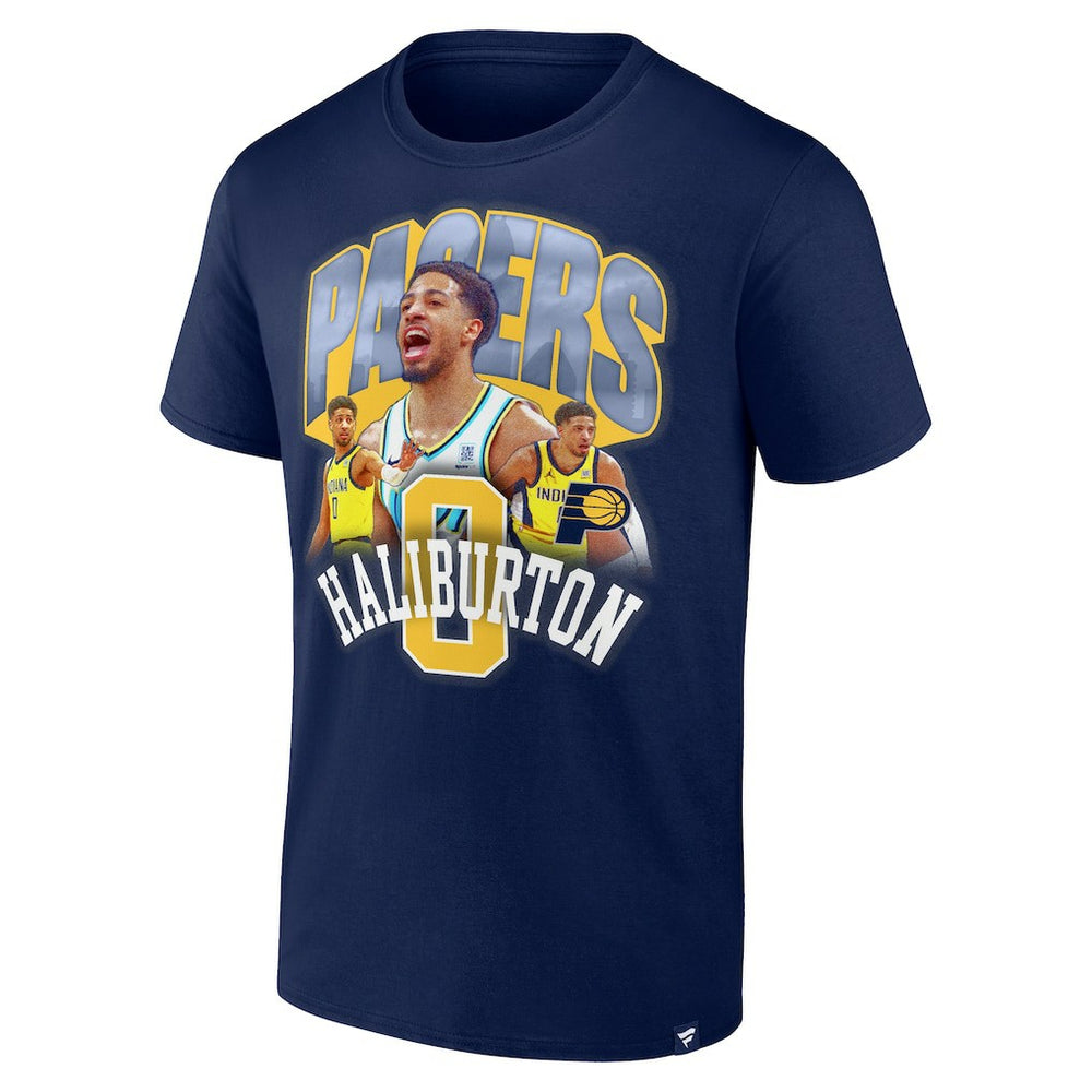 Tyrese Haliburton Indiana Pacers Notorious 4.0 T-Shirt Navy