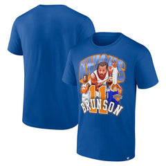 Jalen Brunson New York Knicks Notorious 4.0 T-Shirt Blue