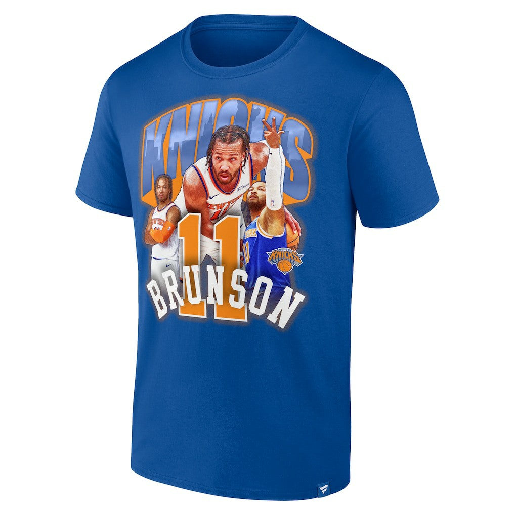 Jalen Brunson New York Knicks Notorious 4.0 T-Shirt Blue