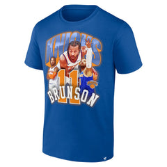 Jalen Brunson New York Knicks Notorious 4.0 T-Shirt Blue
