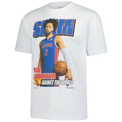 Cade Cunningham Detroit Pistons SLAM Unisex April/May 2025 Cover Graphic T-Shirt White