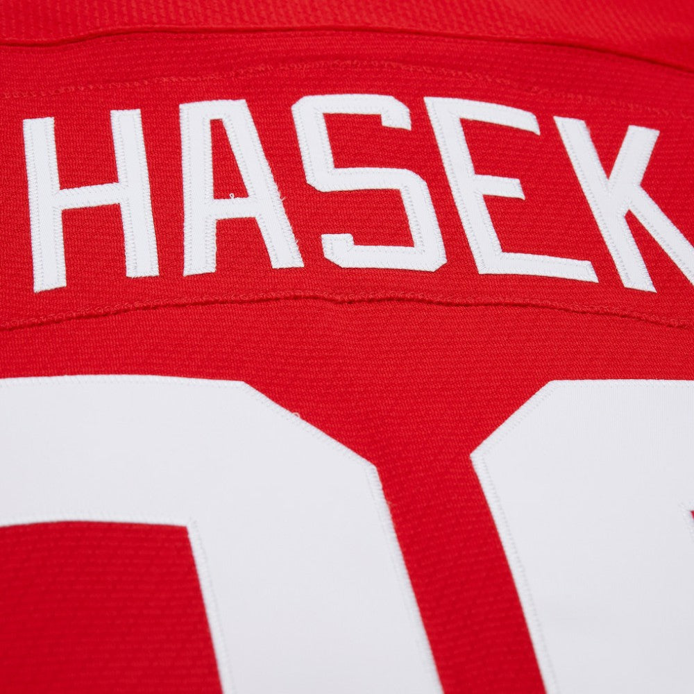 NHL Dominik Hasek Detroit Red Wings Mitchell & Ness 2007-08 Power Play Jersey - Red