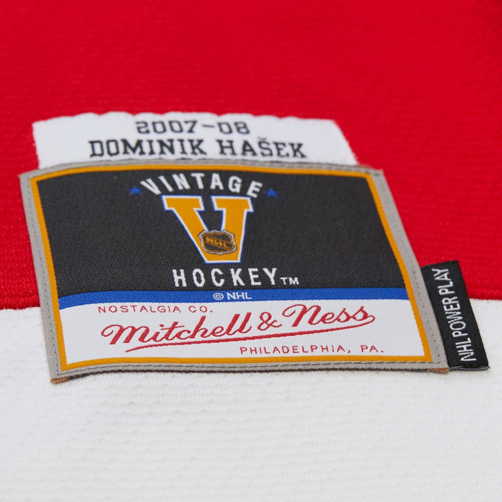 NHL Dominik Hasek Detroit Red Wings Mitchell & Ness 2007-08 Power Play Jersey - Red