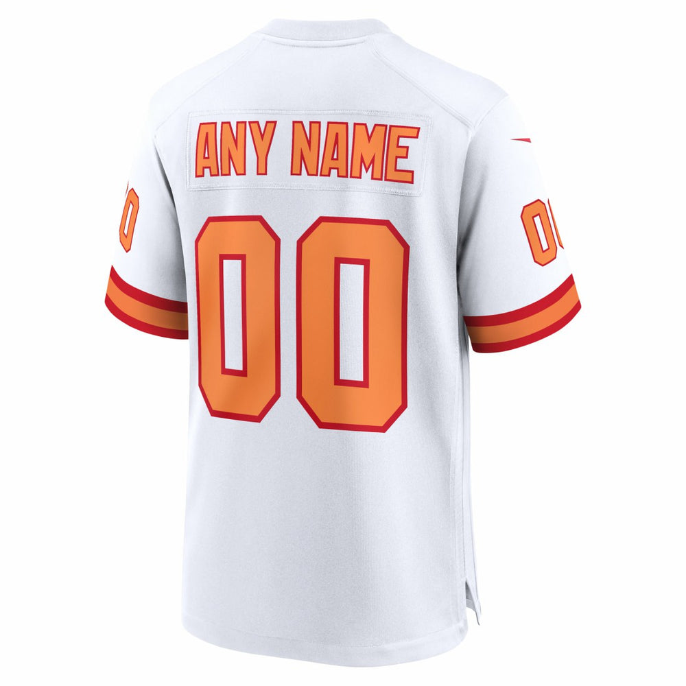 76 Tampa Bay Buccaneers 50th Season Custom Game Jersey White