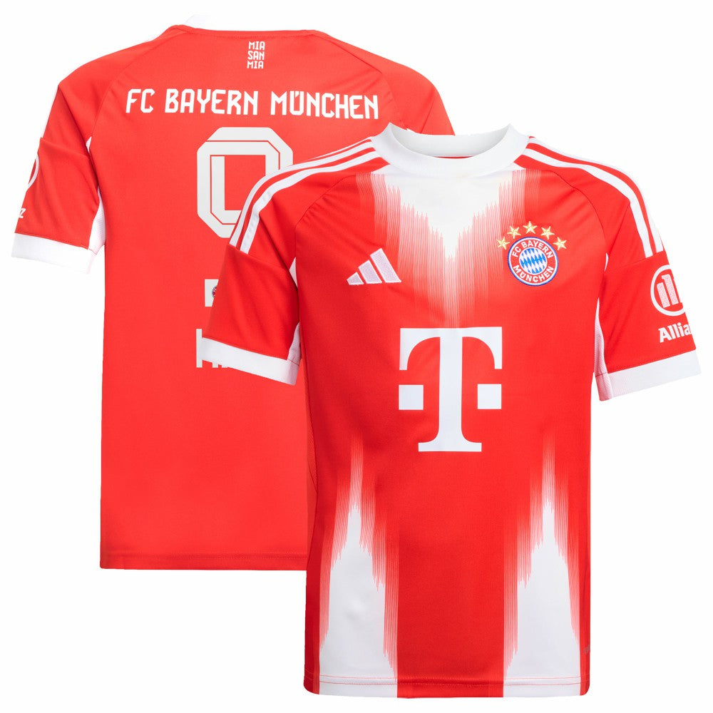 Harry Kane Bayern Munich Youth 2025/26 Home Replica Jersey Red