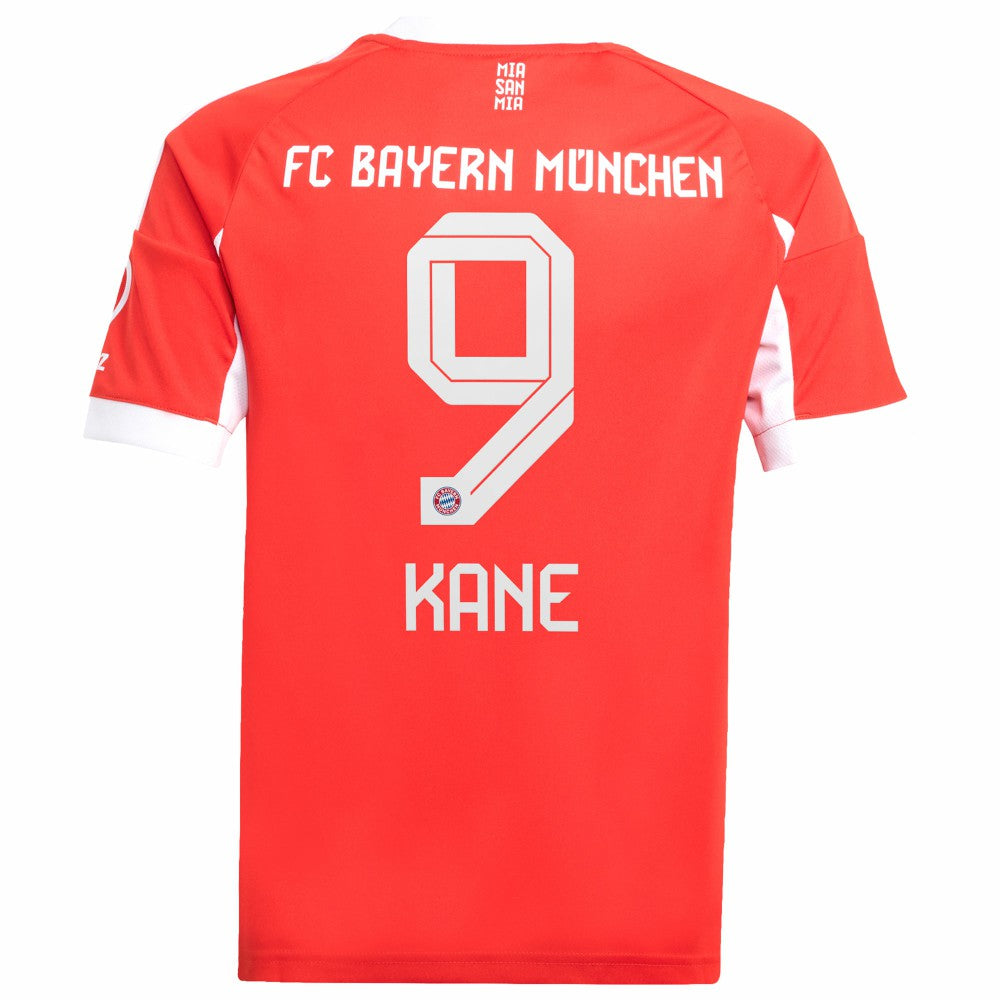 Harry Kane Bayern Munich Youth 2025/26 Home Replica Jersey Red