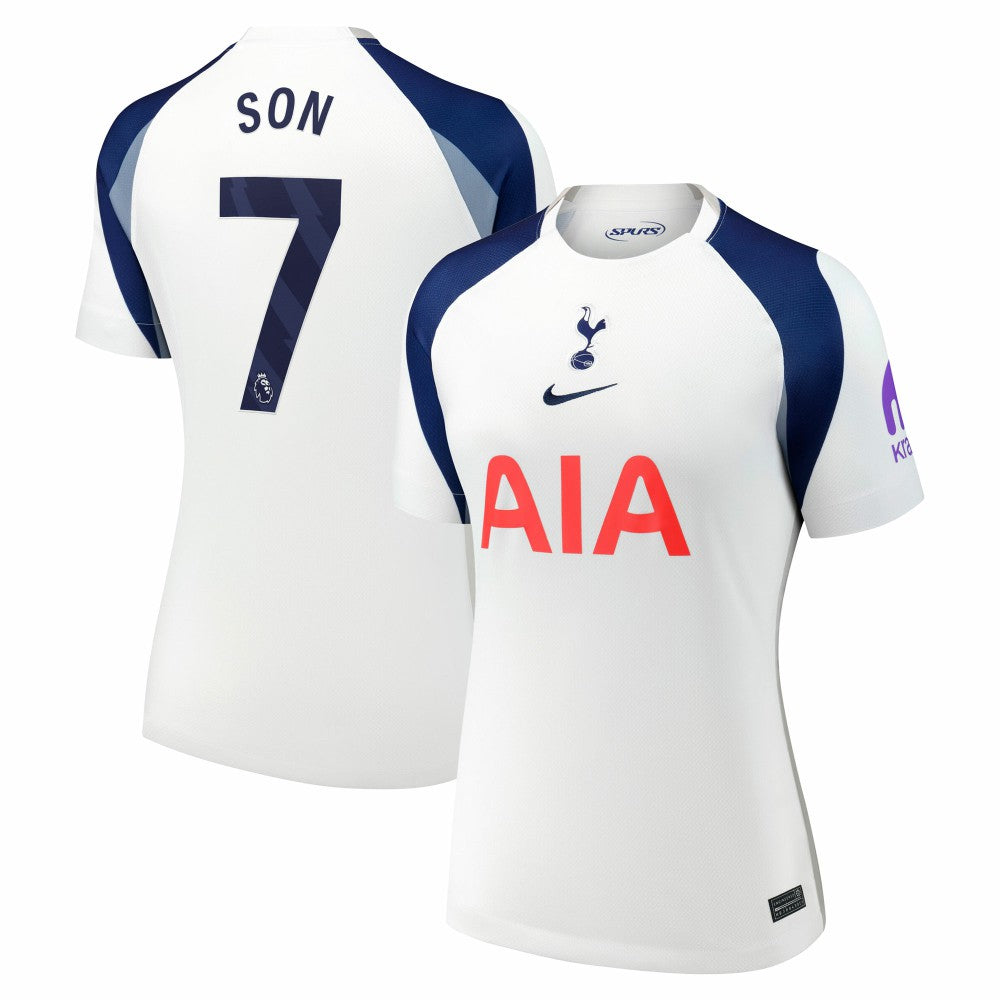 Son Heung-Min Tottenham Hotspur Women's 2025/26 Home Replica Jersey White