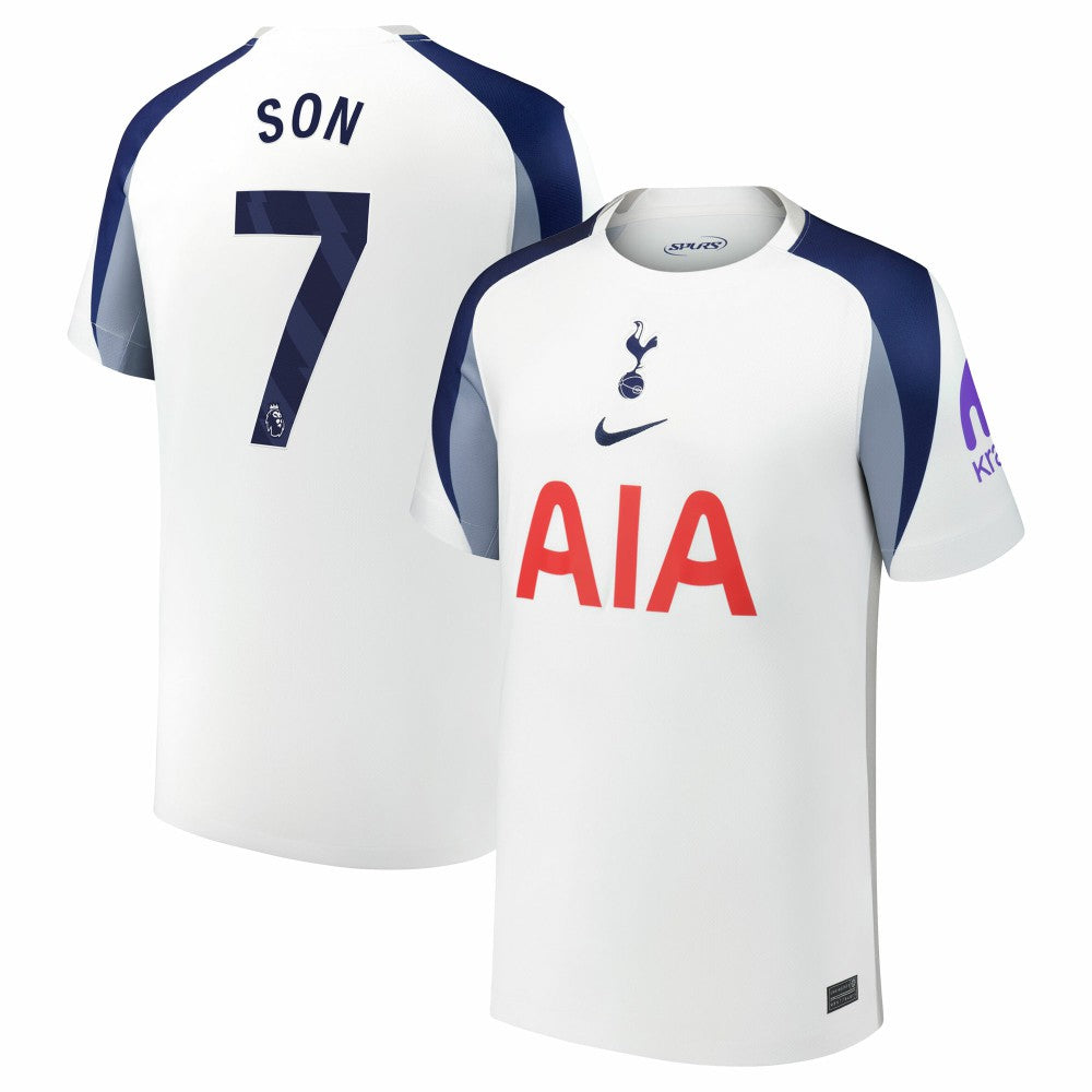 Son Heung-Min Tottenham Hotspur Youth 2025/26 Home Replica Jersey White shop