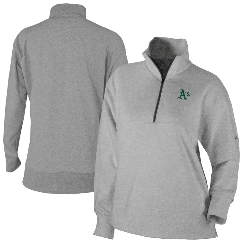 Athletics Columbia Women's Birchwood Hills Quarter-Zip Pullover - Gray Pullover