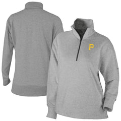 Pittsburgh Pirates Columbia Women's Birchwood Hills Quarter-Zip Pullover - Gray Pullover