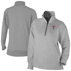 Texas Rangers Columbia Women's Birchwood Hills Quarter-Zip Pullover - Gray Pullover