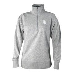 Tampa Bay Rays Columbia Women's Birchwood Hills Quarter-Zip Pullover - Gray Pullover