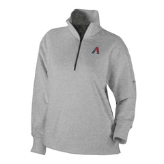 Arizona Diamondbacks Columbia Women's Birchwood Hills Quarter-Zip Pullover - Gray Pullover