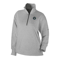 Milwaukee Brewers Columbia Women's Birchwood Hills Quarter-Zip Pullover - Gray Pullover
