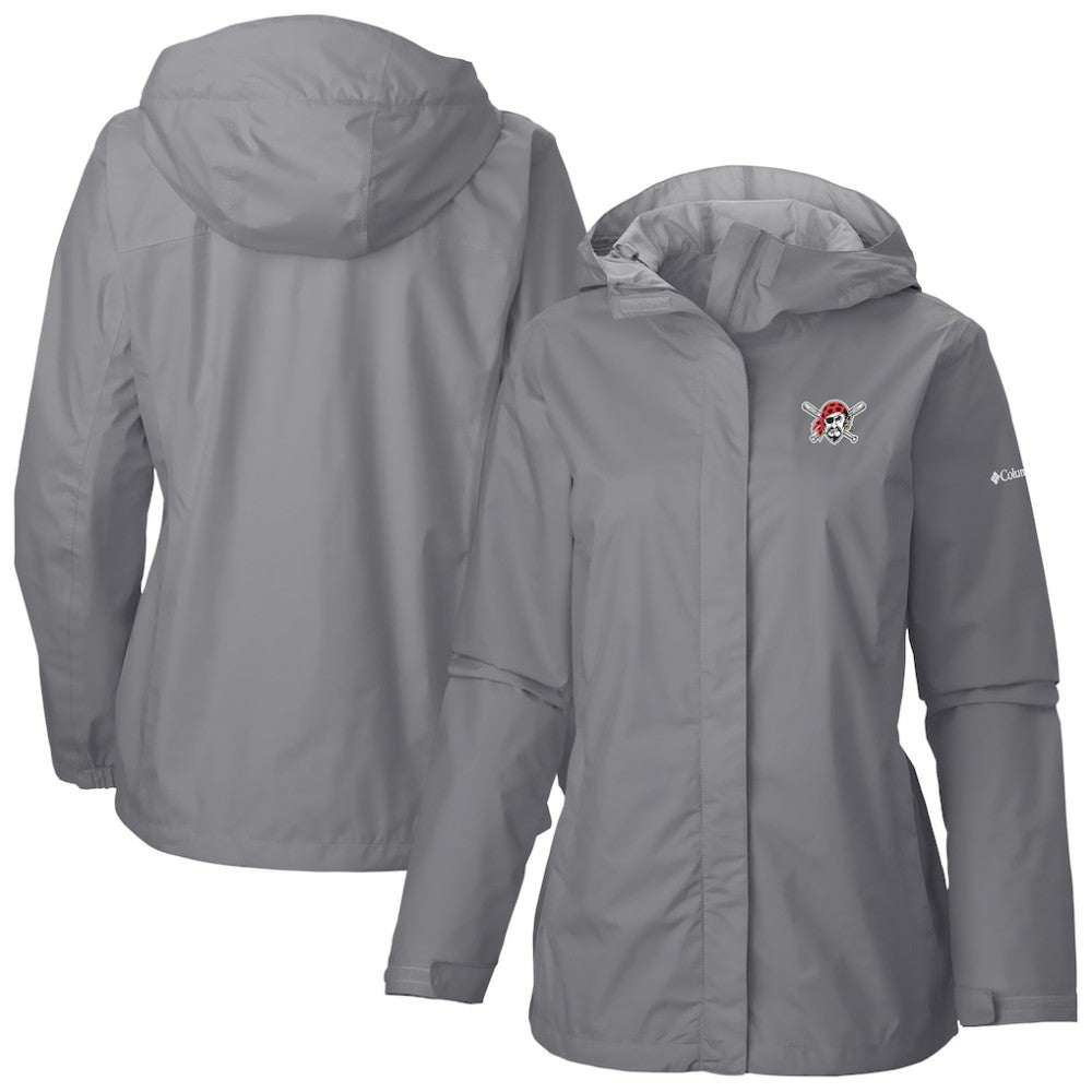 Pittsburgh Pirates Columbia Women's Arcadia II Full Zip-Jacket - Gray Jackets