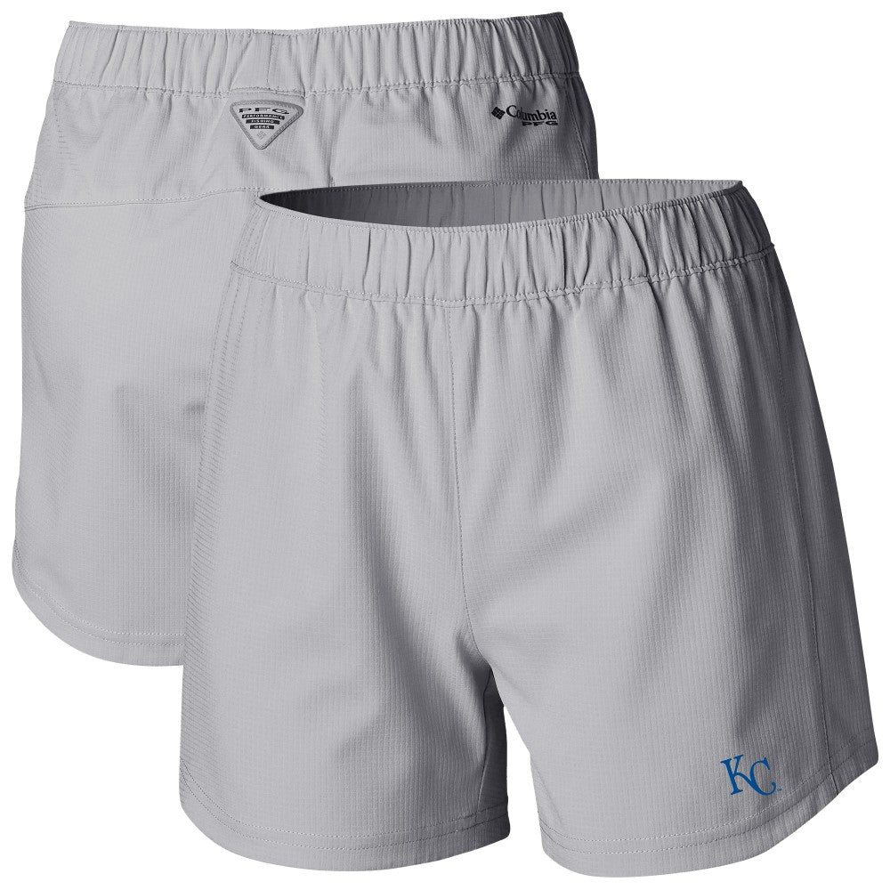 Kansas City Royals Columbia Women's Tamiami Pull-On Shorts - Gray Shorts