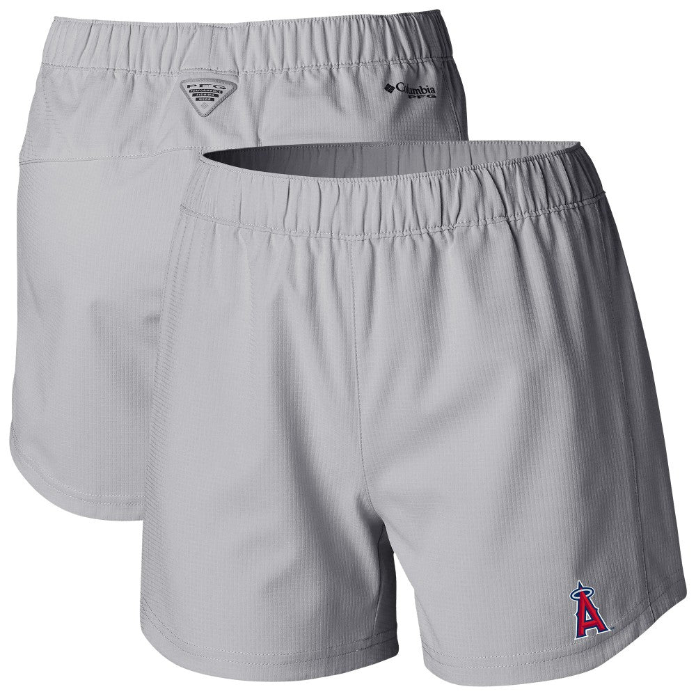 Los Angeles Angels Columbia Women's Tamiami Pull-On Shorts - Gray Shorts