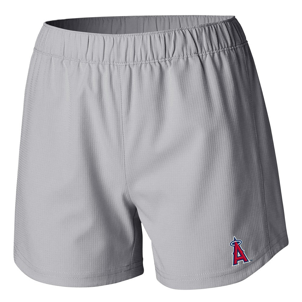 Los Angeles Angels Columbia Women's Tamiami Pull-On Shorts - Gray Shorts