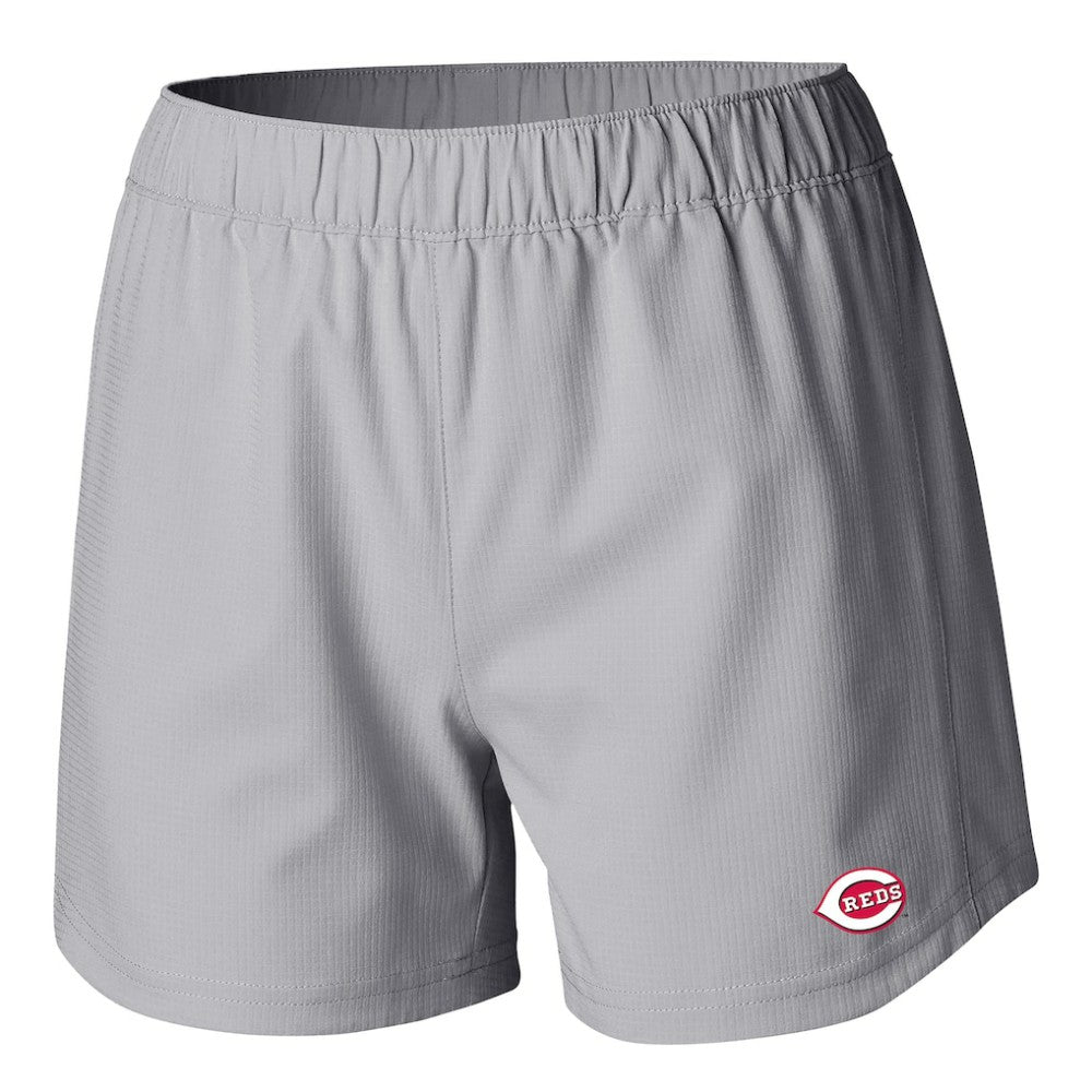 Cincinnati Reds Columbia Women's Tamiami Pull-On Shorts - Gray Shorts