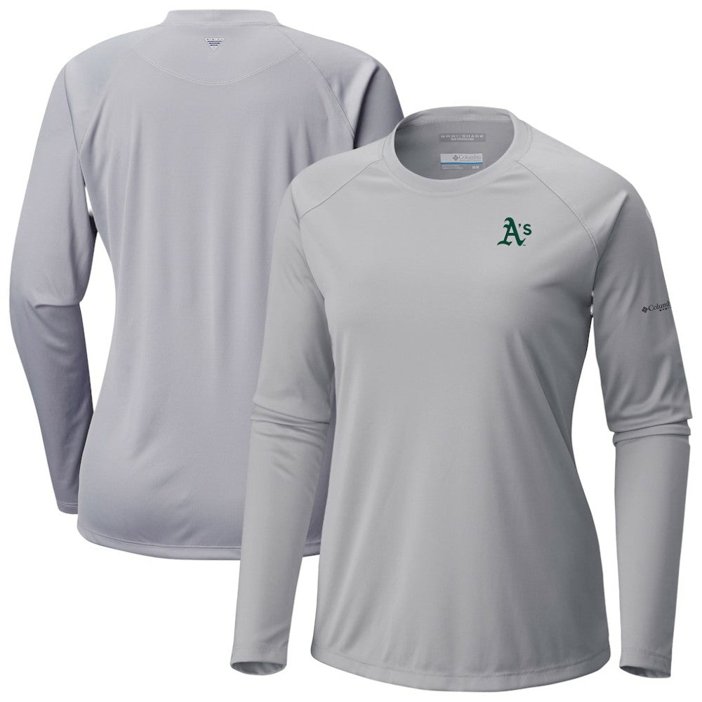 Athletics Columbia Tidal Tee II Long Sleeve T-Shirt - Gray T-shirts