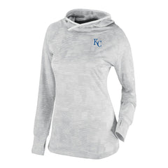 Kansas City Royals Columbia Women's Omni-Wick Sunday Ball Raglan Pullover Hoodie - White Hoodies