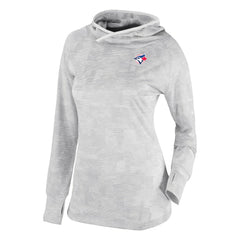 Toronto Blue Jays Columbia Women's Omni-Wick Sunday Ball Raglan Pullover Hoodie - White Hoodies