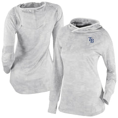 Tampa Bay Rays Columbia Women's Omni-Wick Sunday Ball Raglan Pullover Hoodie - White Hoodies