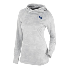 Tampa Bay Rays Columbia Women's Omni-Wick Sunday Ball Raglan Pullover Hoodie - White Hoodies