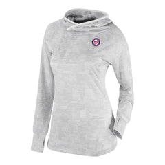 Washington Nationals Columbia Women's Omni-Wick Sunday Ball Raglan Pullover Hoodie - White Hoodies