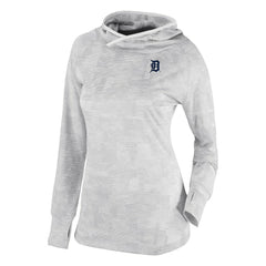 Detroit Tigers Columbia Women's Omni-Wick Sunday Ball Raglan Pullover Hoodie - White Hoodies
