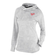 Minnesota Twins Columbia Women's Omni-Wick Sunday Ball Raglan Pullover Hoodie - White Hoodies