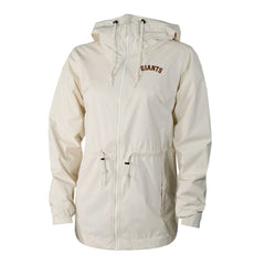 San Francisco Giants Columbia Women's Lily Park Full-Zip Rain Jacket - Cream Jackets