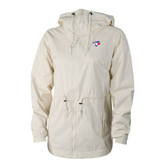 Toronto Blue Jays Columbia Women's Lily Park Full-Zip Rain Jacket - Cream Jackets