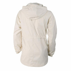 Texas Rangers Columbia Women's Lily Park Full-Zip Rain Jacket - Cream Jackets