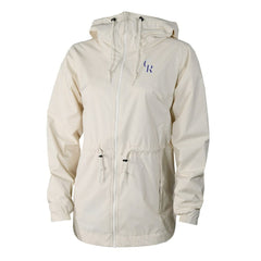 Colorado Rockies Columbia Women's Lily Park Full-Zip Rain Jacket - Cream Jackets