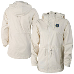 Milwaukee Brewers Columbia Women's Lily Park Full-Zip Rain Jacket - Cream Jackets
