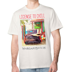 Miami Marlins Margaritaville License to Chill T-Shirt - Cream T-shirts