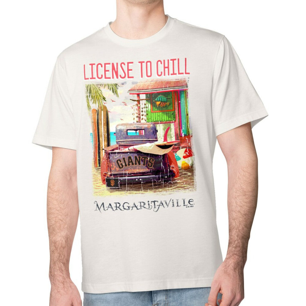 San Francisco Giants Margaritaville License to Chill T-Shirt - Cream T-shirts