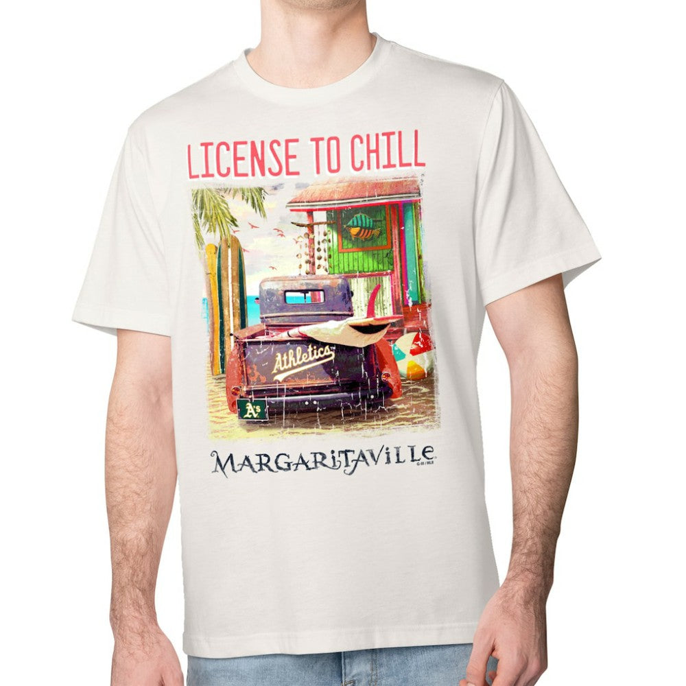 Athletics Margaritaville License to Chill T-Shirt - Cream T-shirts