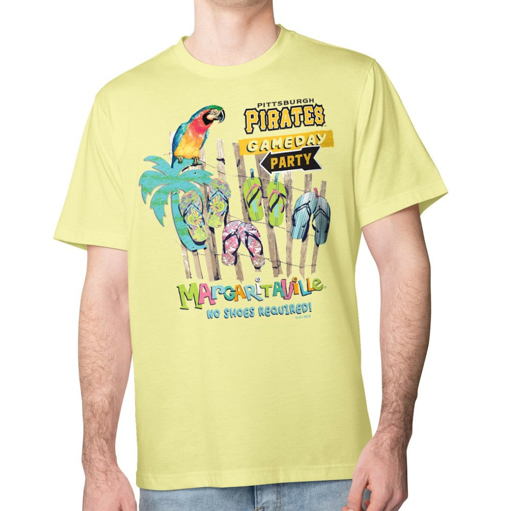 Pittsburgh Pirates Margaritaville Gameday Party T-Shirt - Yellow T-shirts