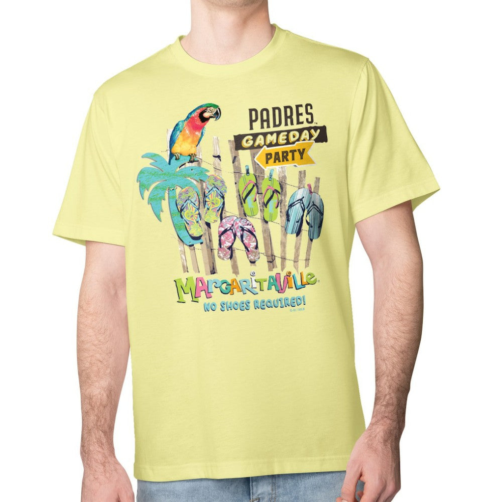 San Diego Padres Margaritaville Gameday Party T-Shirt - Yellow T-shirts