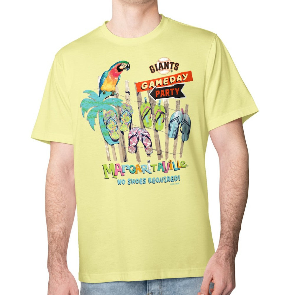 San Francisco Giants Margaritaville Gameday Party T-Shirt - Yellow T-shirts
